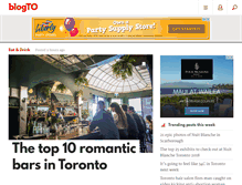 Tablet Screenshot of blogto.com